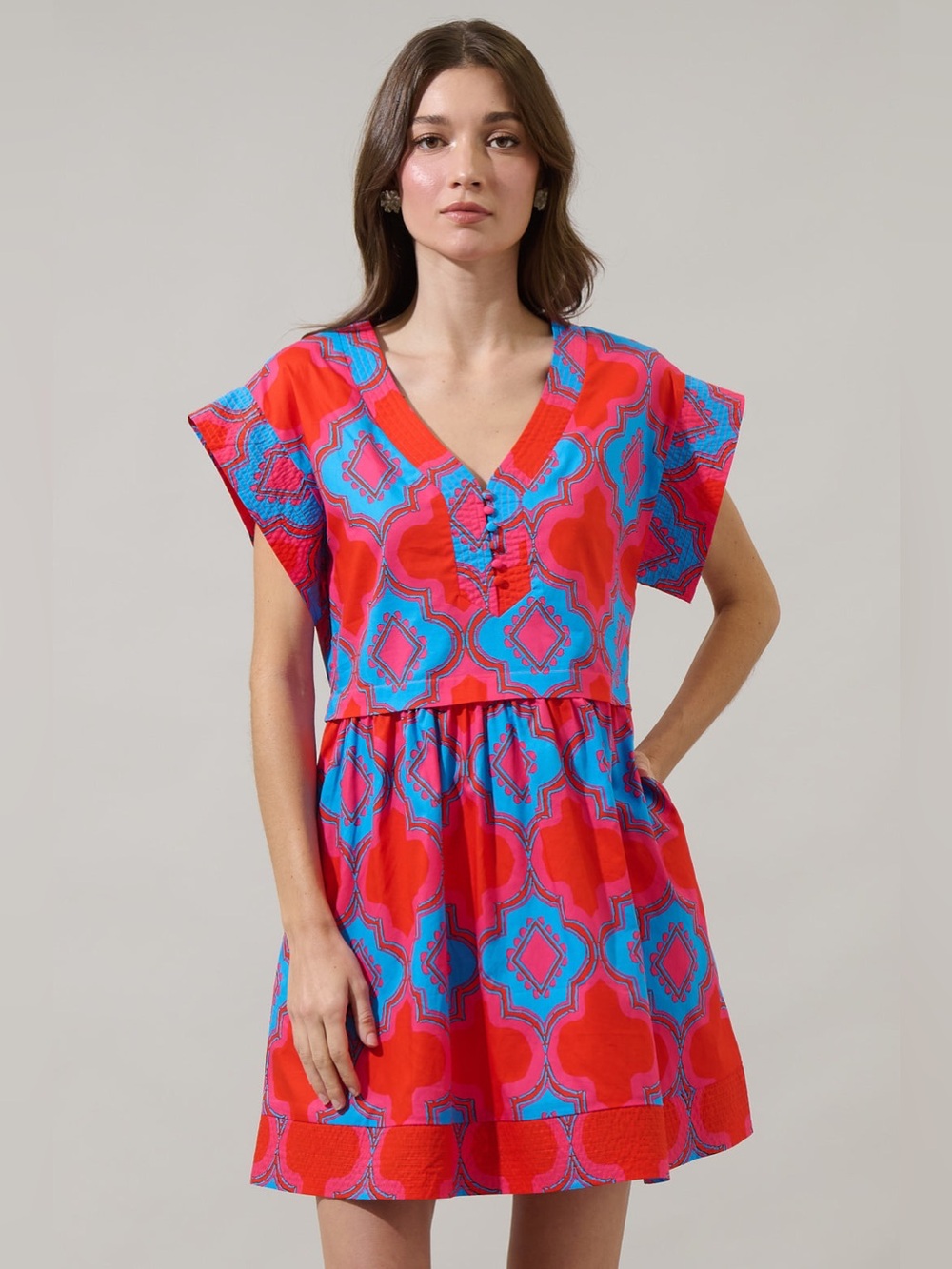 Sugarlips Devany Jolene Trapeze Mini Dress